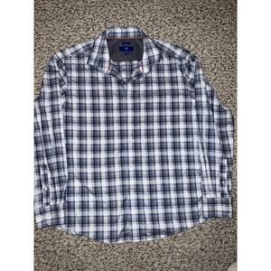 Egara Men’s Dress‎ Shirt Size XL with Reversible Cuffs